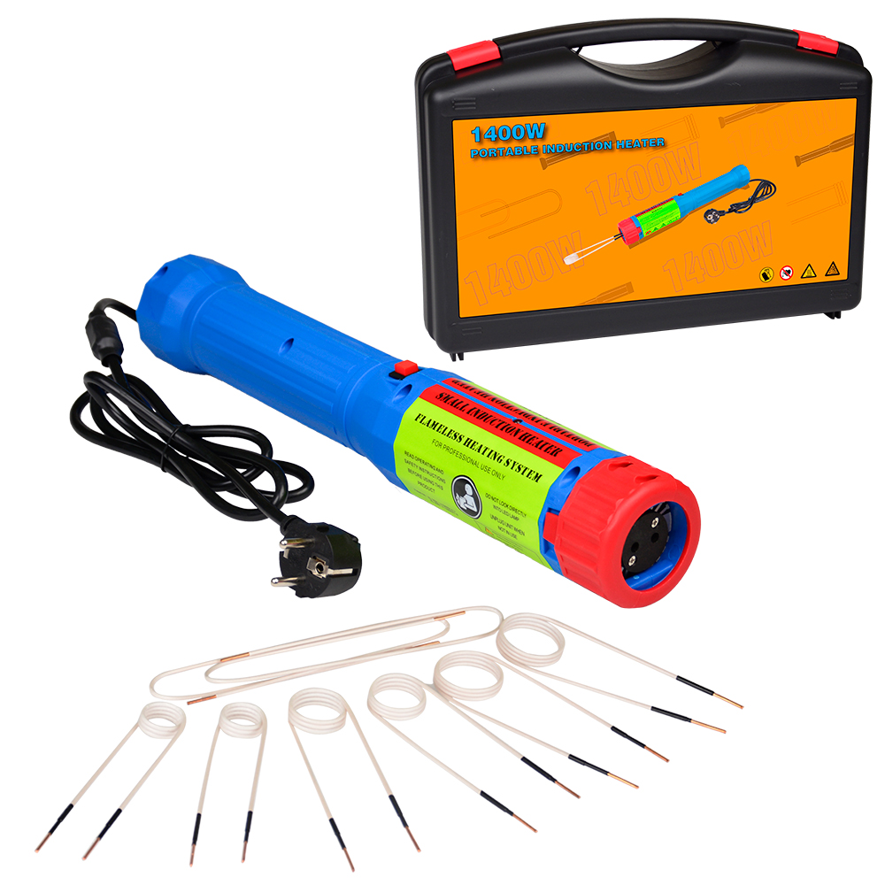 1400W Portable Induction Heater 3/8coils Kit for Repair Tool