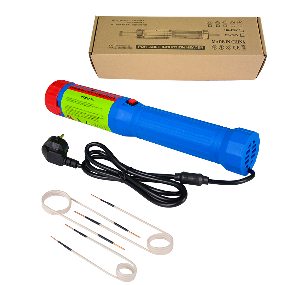 1400W Portable Induction Heater 3/8coils Kit for Repair Tool