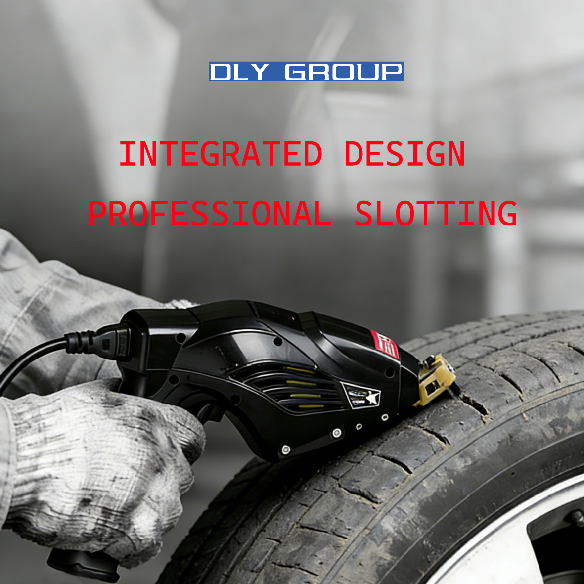 TR-400W-AC-I All-in-One Portable Tire Groover, Industrial Tire Retreading & Anti-Slip Special Tool