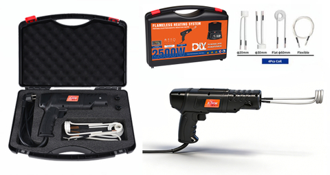 2.5KW One-Piece Handheld Induction Heater with Gun-Shaped Handle for Removal Rusty Bolt Nut 