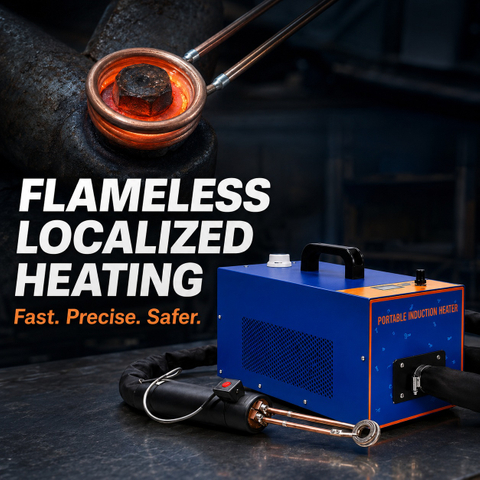High Power Portable Induction Heater Machine with Water Cooling for Industrial Metal Heating Applications