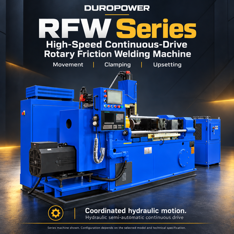 Custom Hydraulic Rotary Friction Welding Machine with Special Workpiece Fixtures