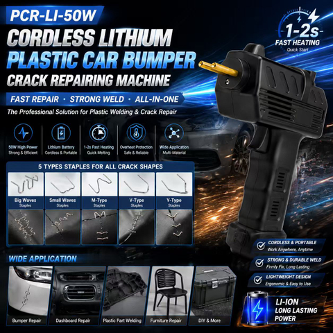 16800mAh Cordless Lithium Portable Type Plastic Car Bumper Crack Repairing Machine